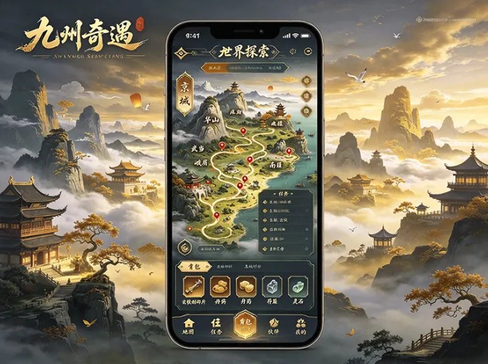 九州奇遇首码上线！踏入国风世界，自由探索未知奇遇