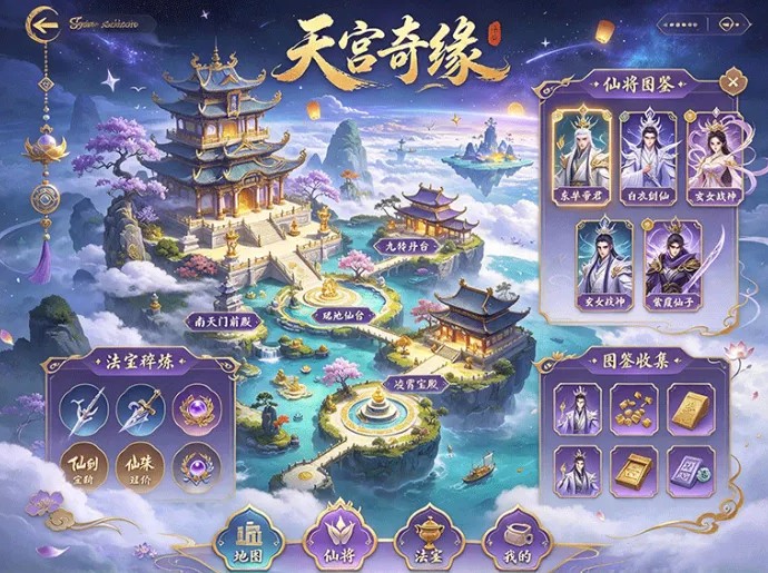 详细阅读:天宫奇缘新首码!畅游九天云阙,集齐各路仙将解锁稀有法宝 天宫奇缘新首码!畅游九天云阙,集齐各路仙将解锁稀有法宝