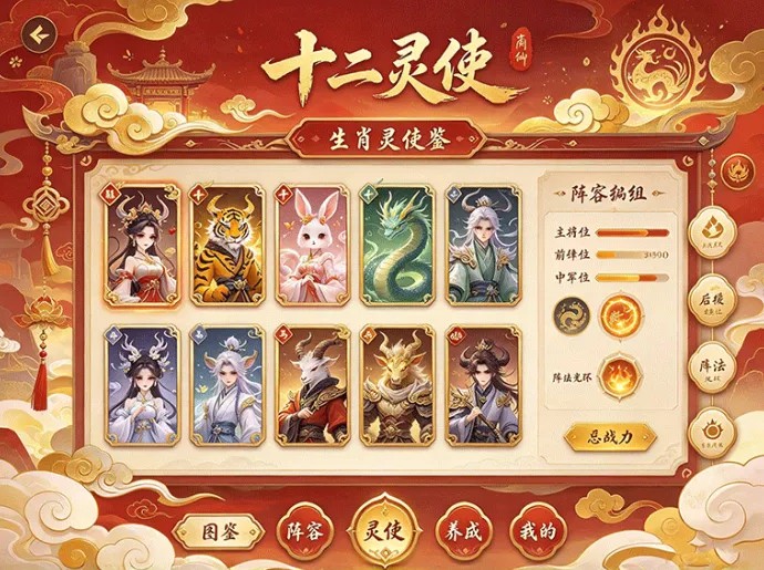 领略生肖国风魅力!十二灵使,寻访十二灵使,以谋略纵横江湖
