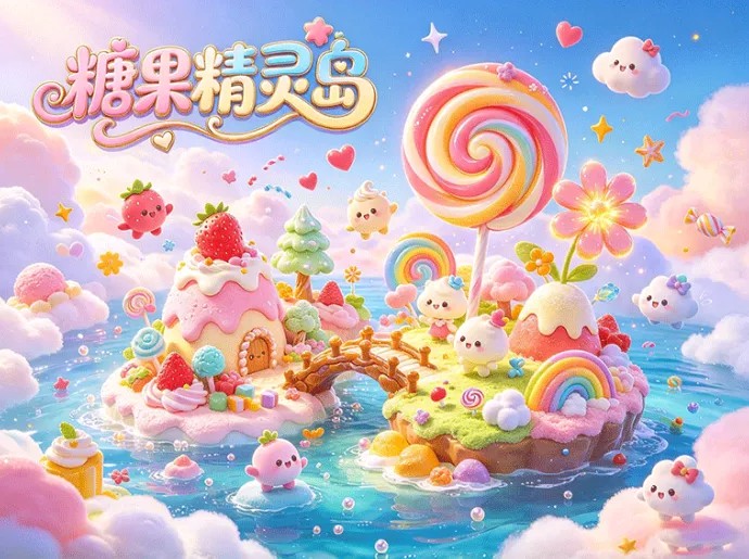 糖果精灵岛新游首码上线！探索神秘岛屿，陪伴精灵不断成长进化