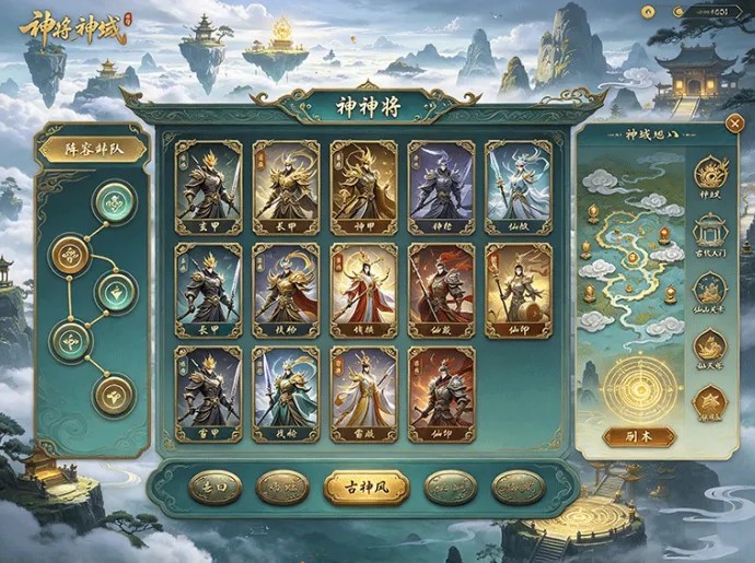 国风神将大世界开启,天元神录首码上线,秘境探索玩法正式展开