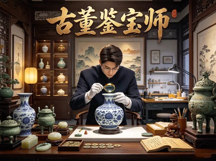 古董鉴宝师：古玩鉴定经营玩法！辨纹识年代，修复珍稀藏品，打造专属收藏馆