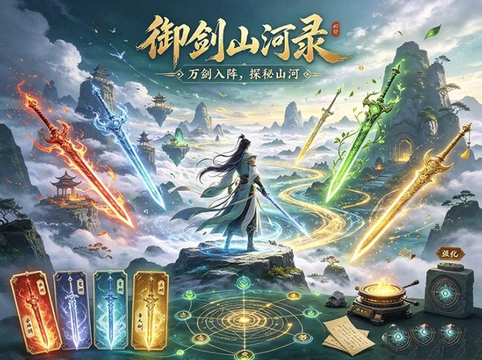 不同属性飞剑怎么搭配？御剑山河录开启秘境探索与剑阵策略玩法