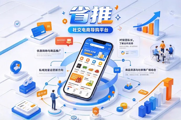 省推是什么平台？社交电商导购怎么做，对接团队长还有哪些扶持？