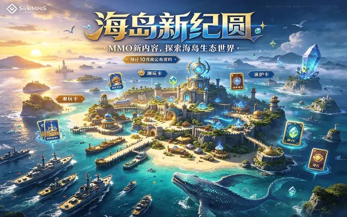 海岛新纪元新版本预计11月上线！MMO模式开启，海岛基建、海兽养成与海战玩法再升级